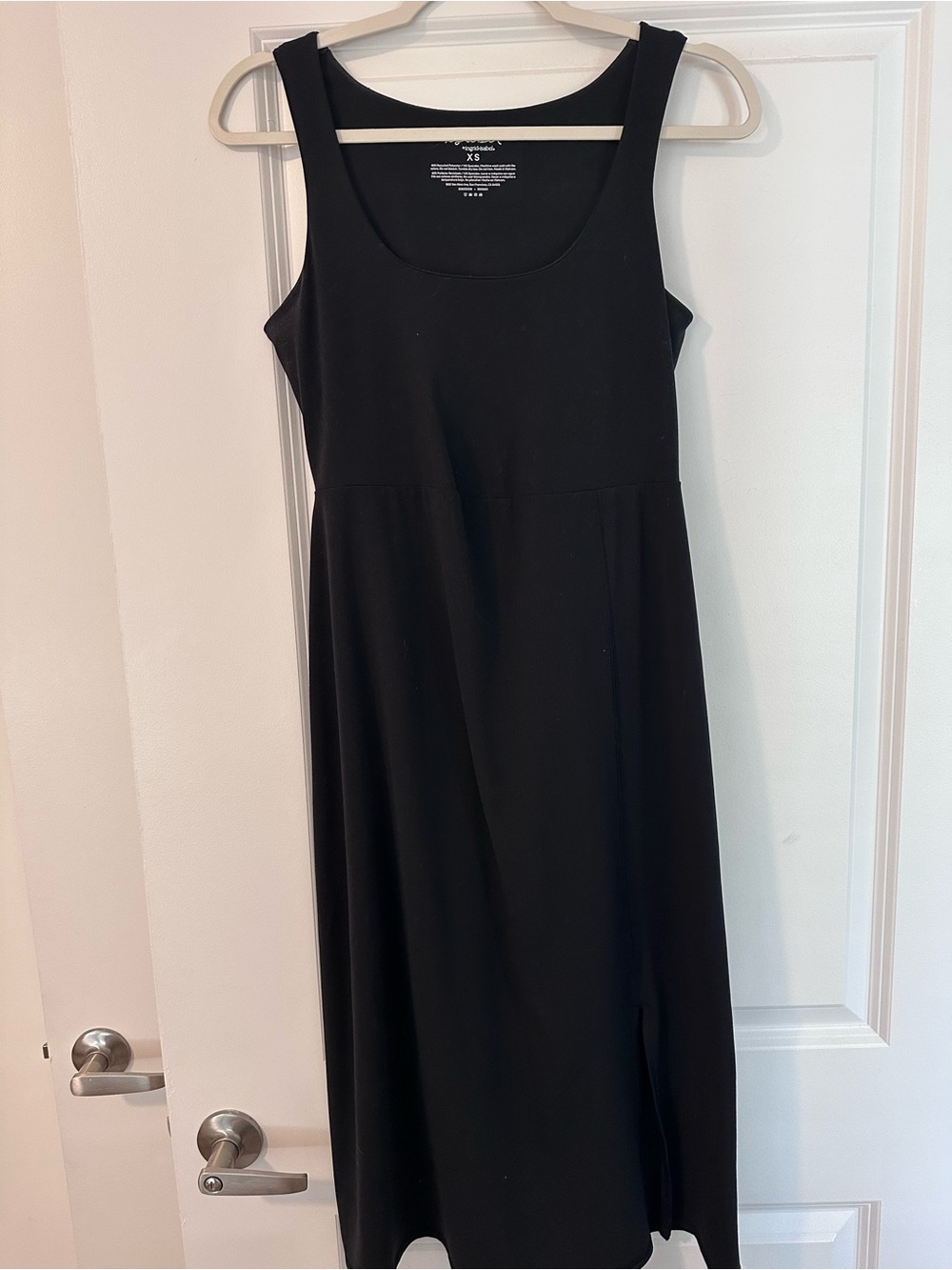 Black Athletic Maternity Dress